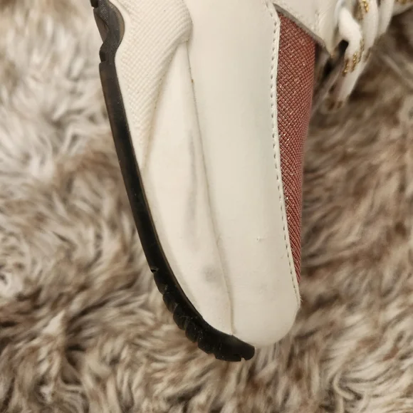 Tosca Blu Champagne Glitter Sneakers White‎ And Gold Women's EU Size 37 - Picture 6 of 13